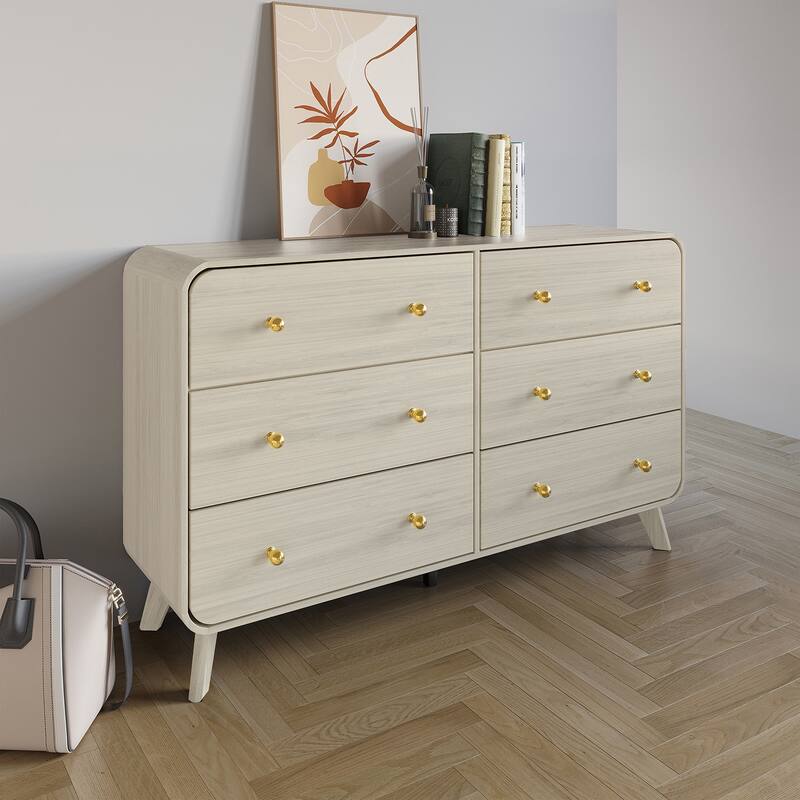 CraftPorch Contemporary 6-Drawers Dresser