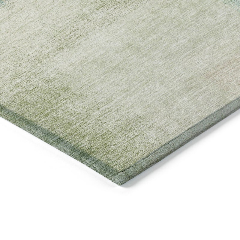 Machine Washable Indoor/ Outdoor Chantille Casual Ombre Rug