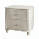 preview thumbnail 11 of 116, Wood NightStand with Metal Handle