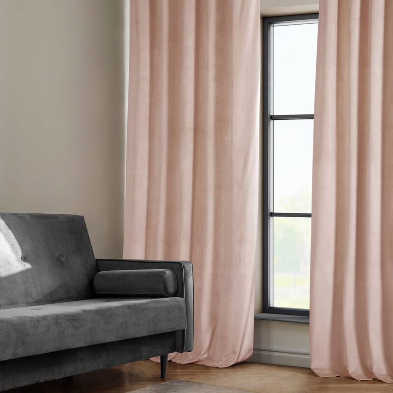 Exclusive Fabrics Heritage Plush Velvet Curtain (1 Panel)