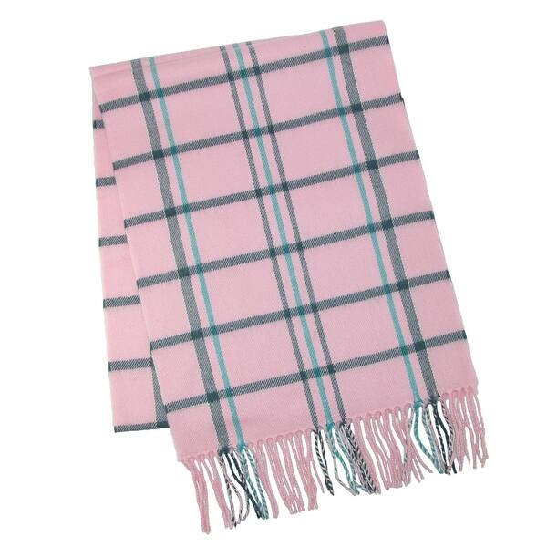 Shop David Young Soft Plaid Winter Scarf One Size Overstock