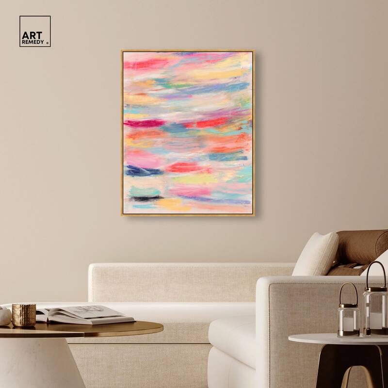 Color Play III Canvas by Art Remedy