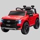 preview thumbnail 1 of 0, 12V Licensed Ford Ranger Ride-On Truck for Kids with Remote Control, Spring Suspension & Toy Storage Red
