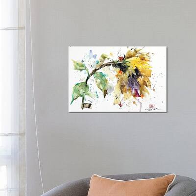 iCanvas "Abstract Sunflower" by Dean Crouser Canvas Print