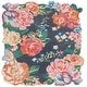 preview thumbnail 3 of 13, SAFAVIEH Hand-Tufted Jardin Cassilda Country Wool Rug 6' Square - Navy/Pink - Square