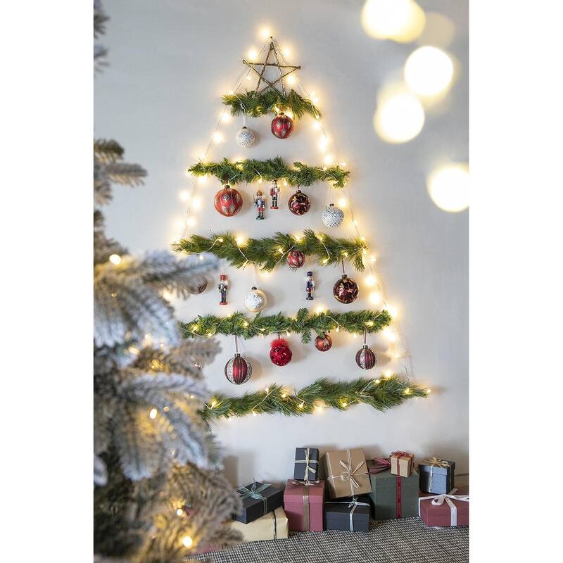 D3.9" Christmas Ball Ornaments, Glass Decorative Hanging Ball Christmas Tree Ornaments for Holiday Decorations, Set of 6