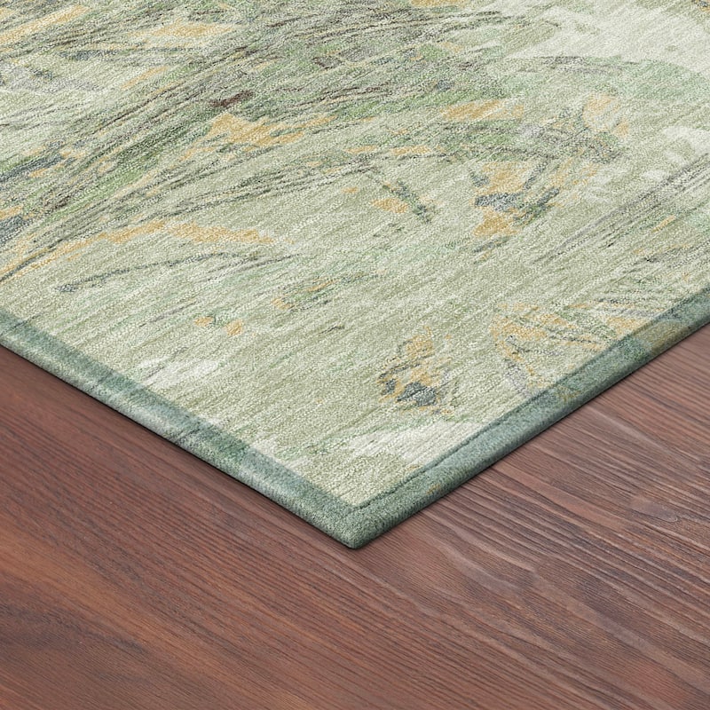 Machine Washable Indoor/ Outdoor Casual Amy Chantille Rug