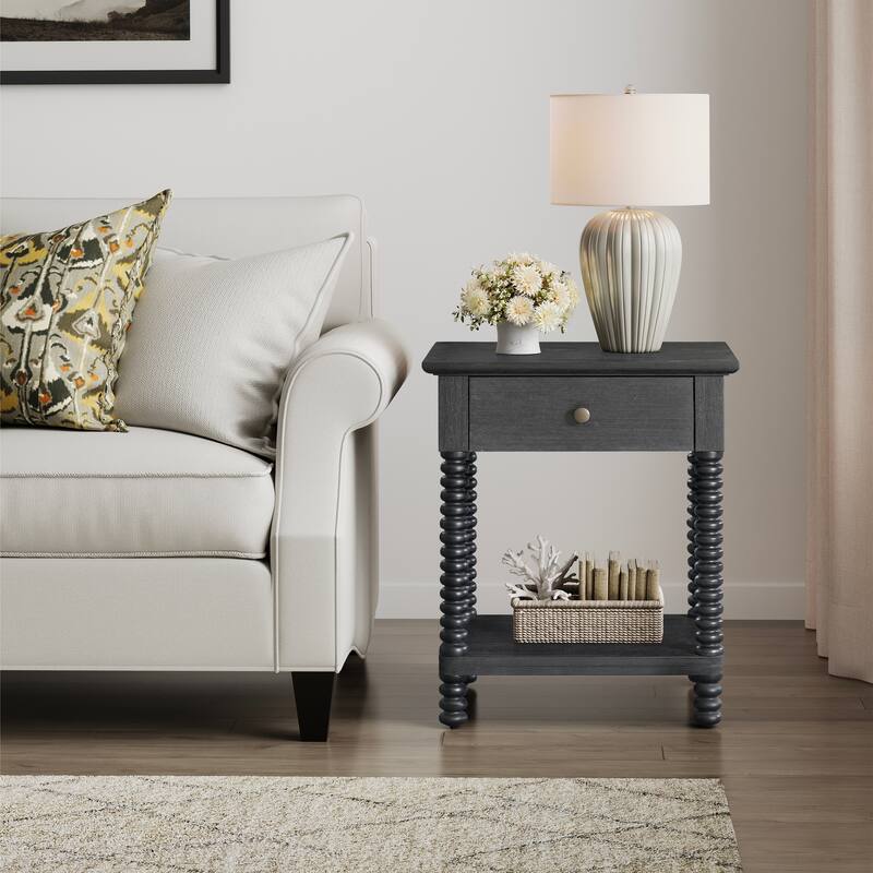NPD Furniture Azella 1 Drawer Nightstand