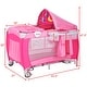 preview thumbnail 5 of 8, GZMR Foldable Baby Crib Playpen with Mosquito Net and Bag