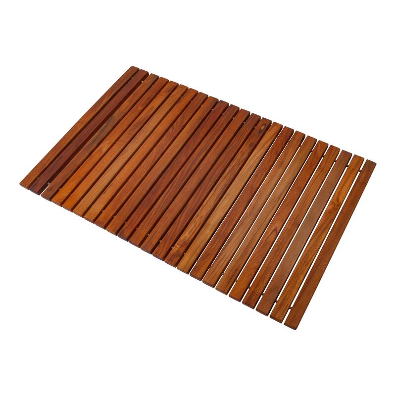 Premium Oiled Teak Wood String Tile 31.4"x19.6" - 31.4" x 19.6"