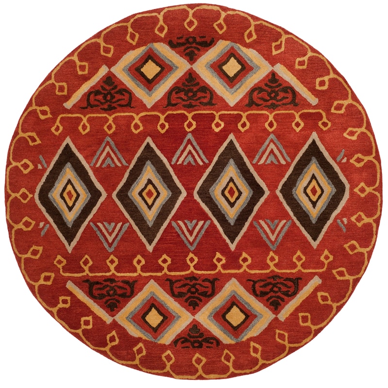 SAFAVIEH Handmade Heritage Constellation Traditional Oriental Wool Rug