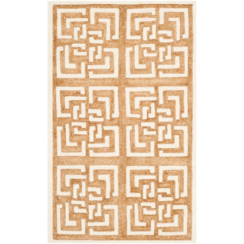 SAFAVIEH Handmade Precious Cielo Modern Polyester Rug