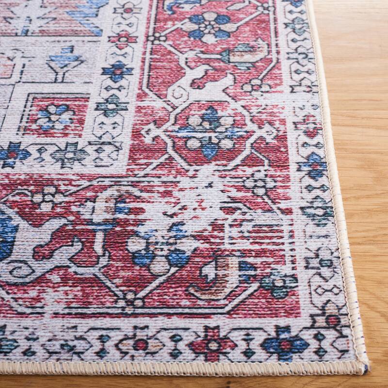 SAFAVIEH, Tucson Machine Washable Slip Resistant Therese Oriental Medallion