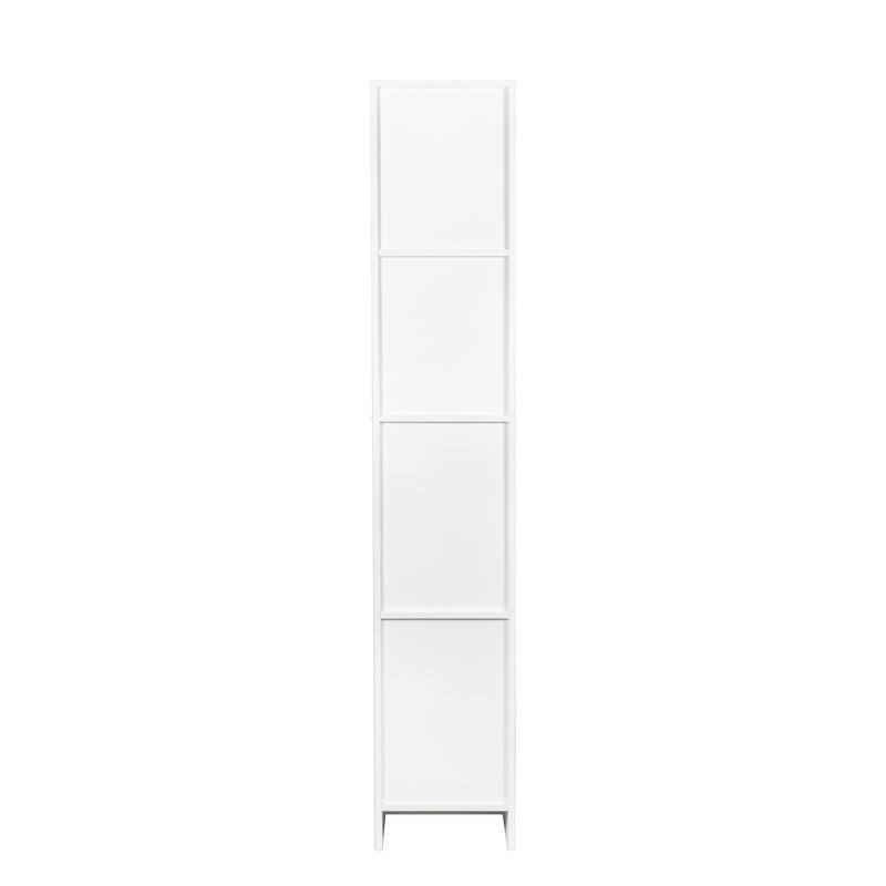 Freestanding Tall Cabinet with adjustable Shelves for Kitchen, Dining Room