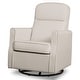preview thumbnail 6 of 9, Delta Children Blair Slim Nursery Glider Swivel Rocker Chair Cream