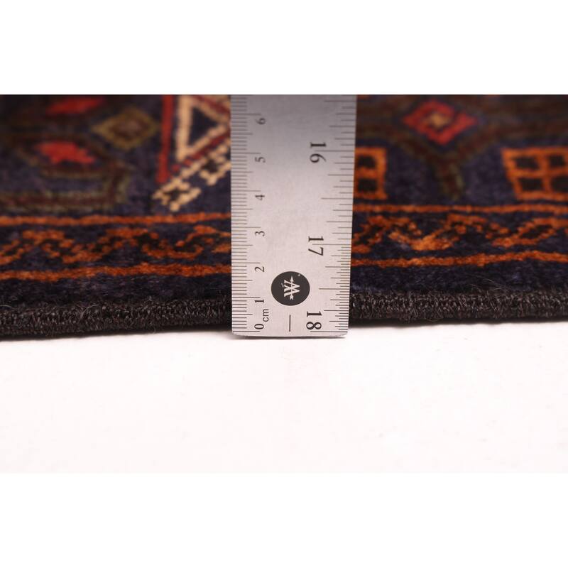 ECARPETGALLERY Hand-knotted Teimani Burnt Orange Wool Rug - 3'7 x 6'8