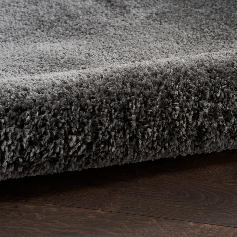 Nourison Luxurious Shag Ultra-plush Pile Glam Solid Area Rug