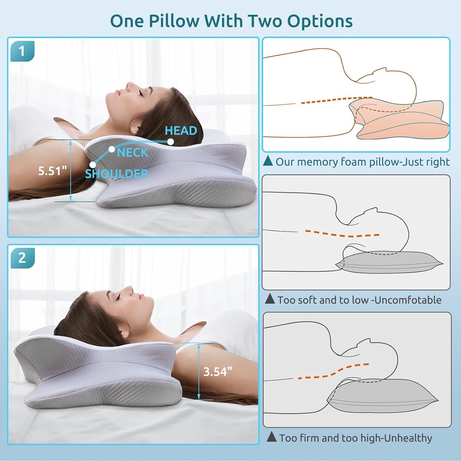 Bed bath & beyond neck pillows top
