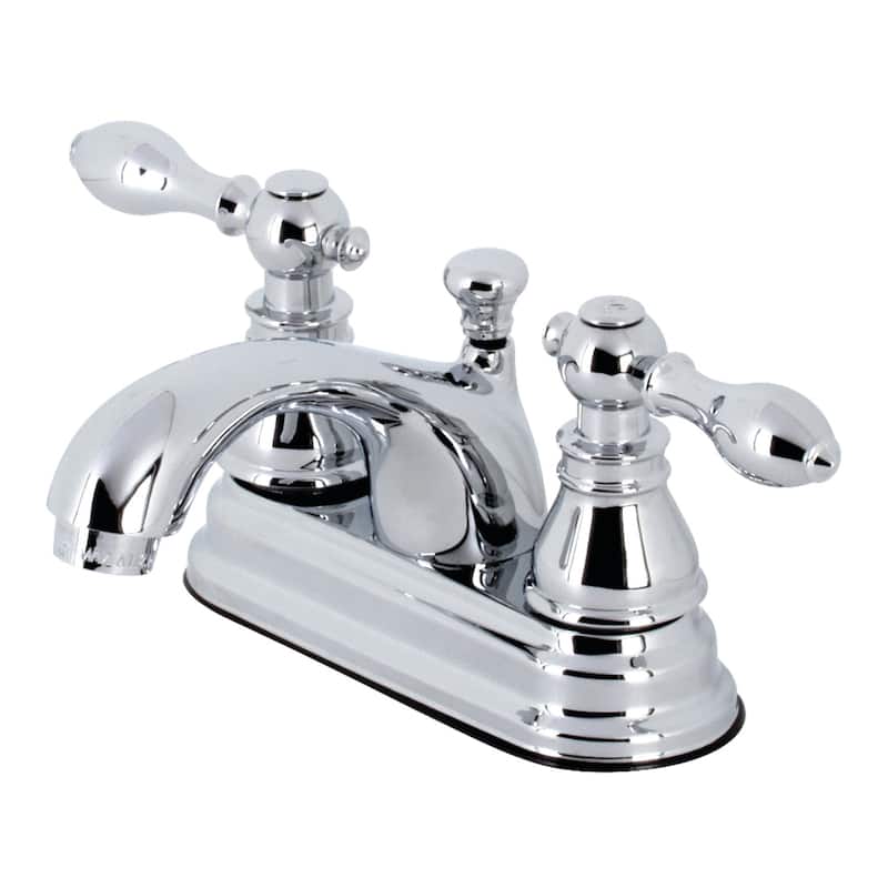 Kingston Brass American Classic 4 in. Centerset Bathroom Faucet - Polished Chrome
