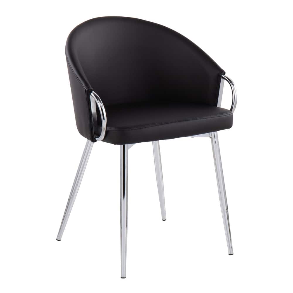 Silver Orchid Battista Silver Upholstered Chair