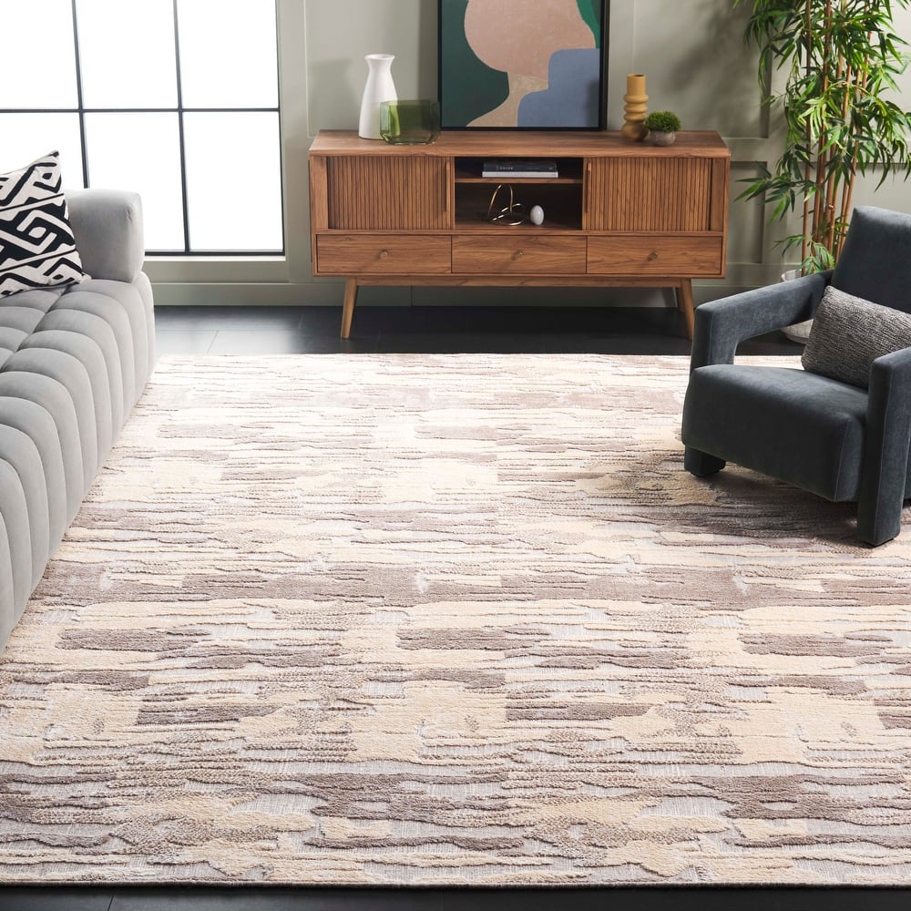 SAFAVIEH Handmade Mirage Encarna Modern Viscose & Wool Rug