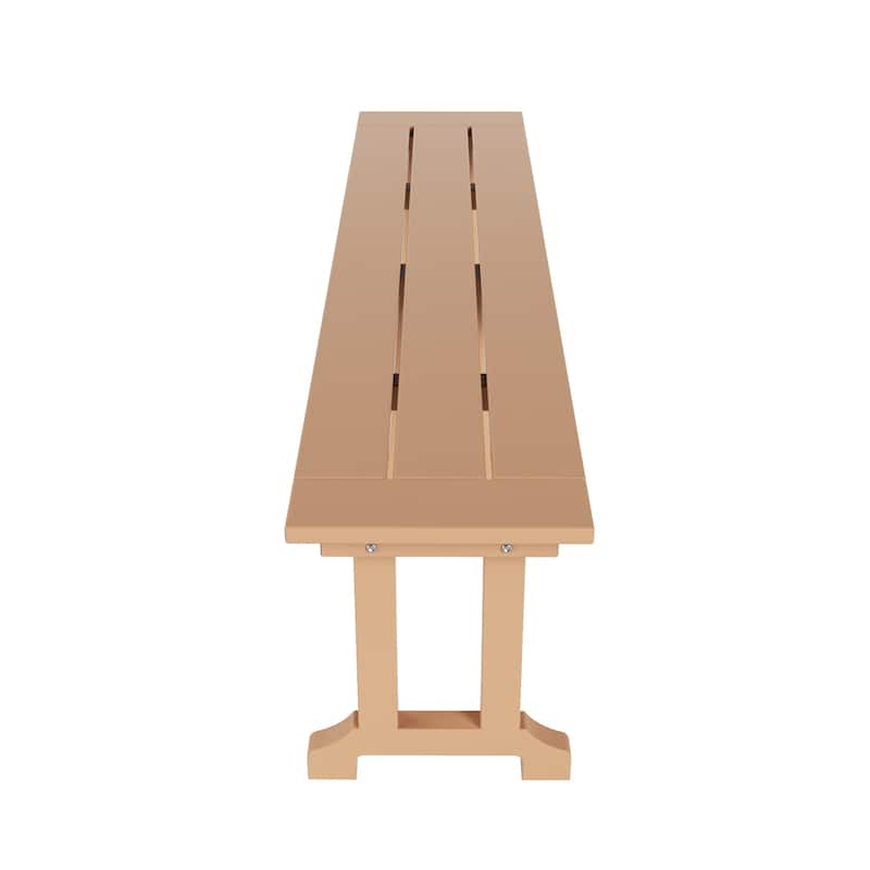 Laguna Hdpe All Weather Outdoor Patio 65" Bench
