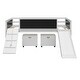 preview thumbnail 17 of 34, Twin size Loft Bed Wood Bed with Three Blackboards, Two Storage Boxes and A Slide, Three Colors Available