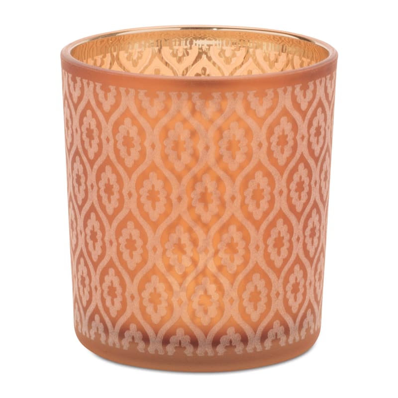 Geometric Patterned Votive Holder (Set of 3)
