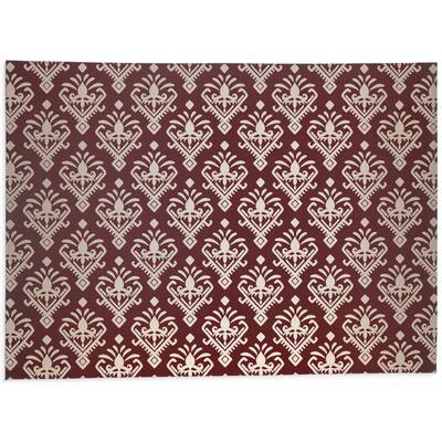 ANDOVER MAROON Bath Rug By Kavka Designs