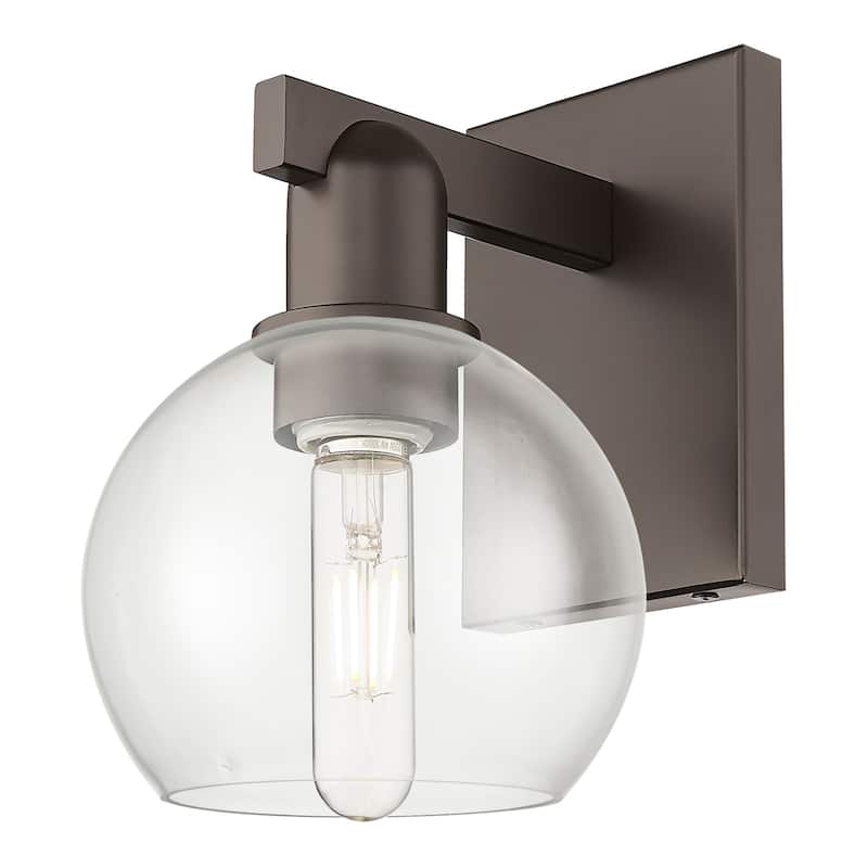 Innovations Lighting 716-1W-10-6 Athens Sconce Athens 10" Tall Wall - Oil Rubbed Bronze / Clear