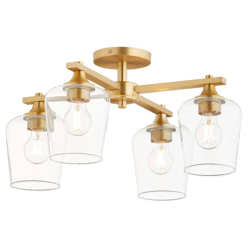 Quorum International 358-4 Veno 4 Light 22" Wide Semi-flush Ceiling