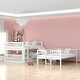 preview thumbnail 3 of 13, Multifunctional and Playful Design Wood Triple Bed with Built-in Ladder and Slide, White