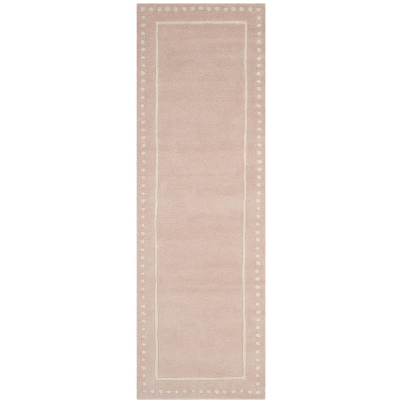 SAFAVIEH Handmade Bella Alverta Dotted Border Wool Rug