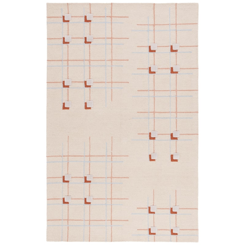 SAFAVIEH Handmade Genre Svjetlana Mid-Century Modern Wool Rug