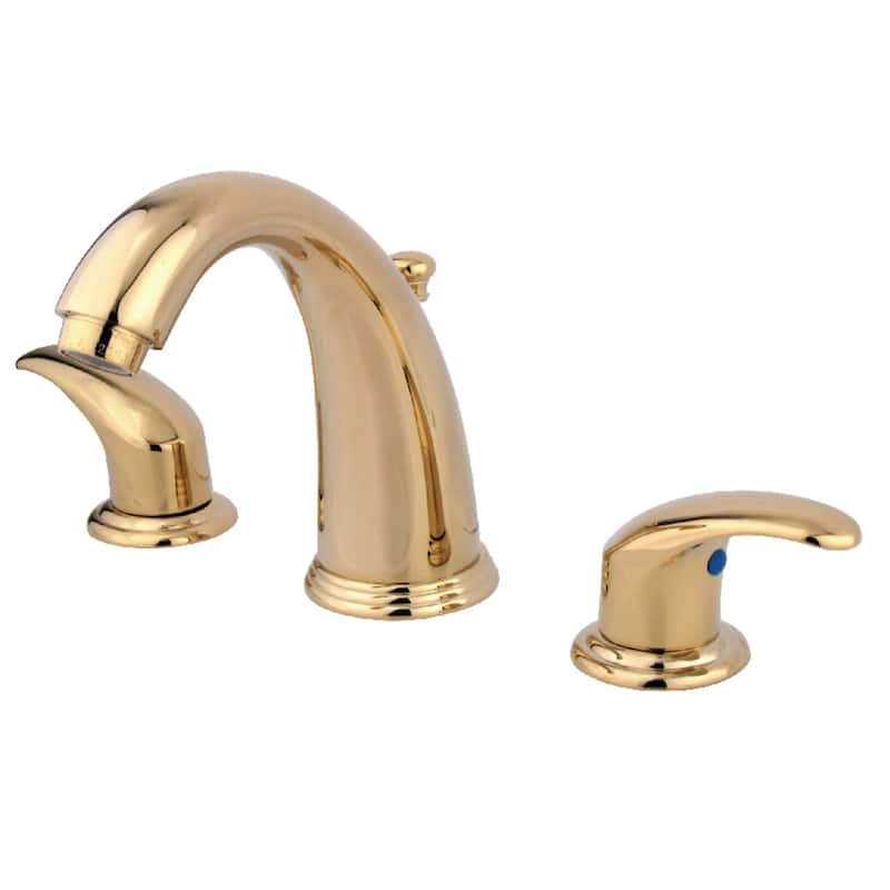 Kingston Brass Vintage Widespread Bathroom Faucet with Pop-Up Drain - Polished Brass