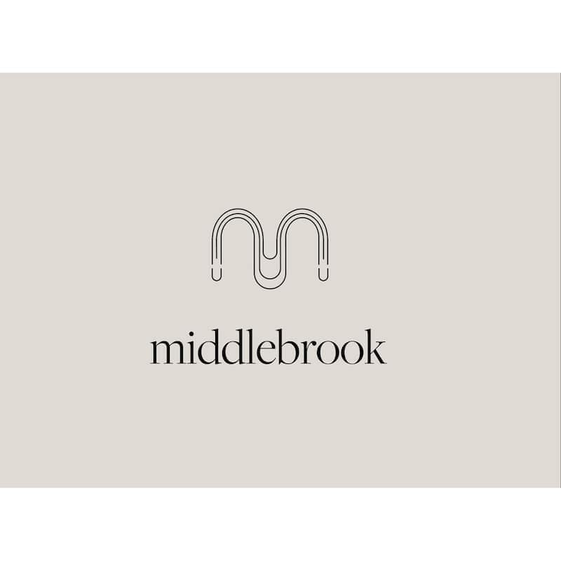 Middlebrook Mid-Century Solid Wood 1-Drawer, 1 Shelf Nightstand