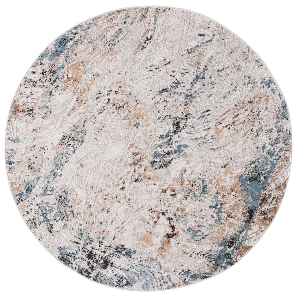 SAFAVIEH Rana Giovina Modern Contemporary Rug - 6'7" Round