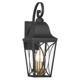 The Great Outdoors 73352 Cardigan 2 Light 21" Tall Outdoor Wall Sconce
