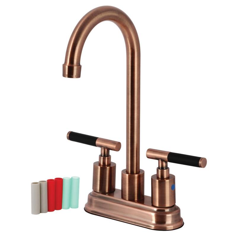 Kingston Brass KB849.CKL Kaiser 1.8 GPM Standard Bar Faucet - Antique Copper
