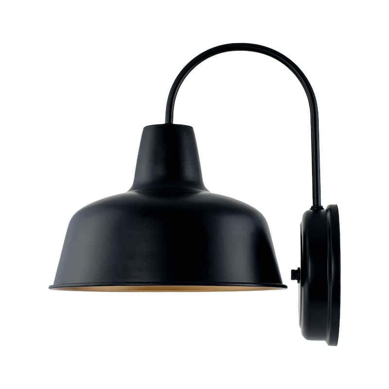 1-Light Outdoor Barn Light With Dark Bronze finish - 10.54"x12.69"x13"