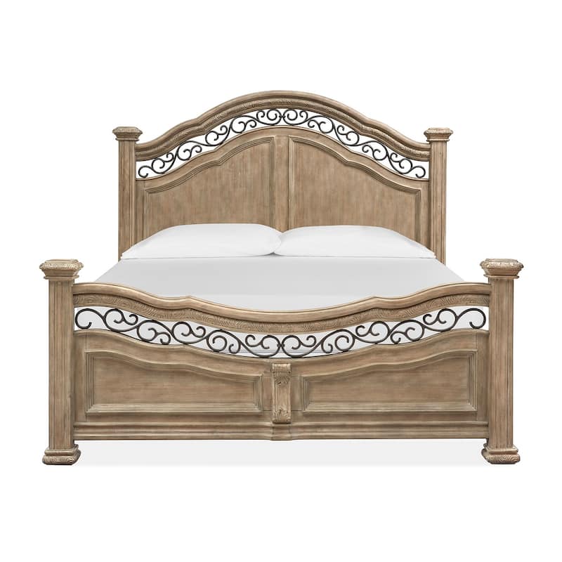 Magnussen Home Marisol Fawn Panel Bed