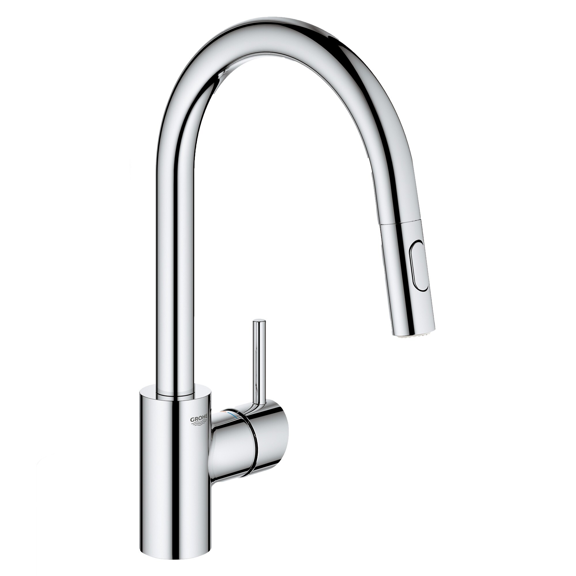 Shop Black Friday Deals On Grohe 32 665 3 Concetto 175 Gpm Single Hole Pull Down Kitchen Faucet Overstock 29567711