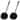 Bath Bliss 2 Pack Ceramic Dome Toilet Brush & Holder - Set