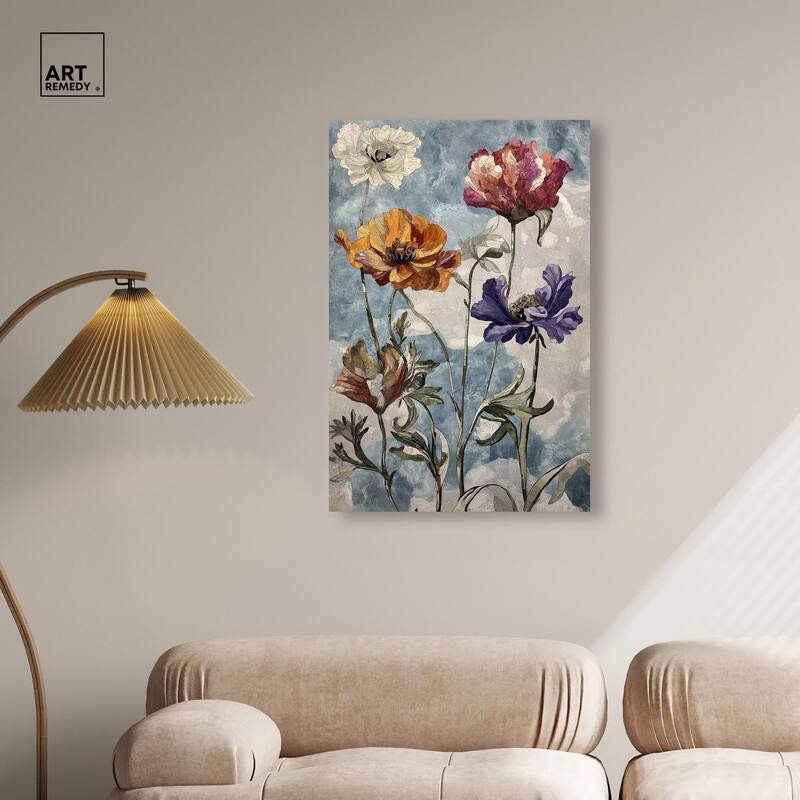 Hued Blossom II Canvas by Art Remedy, Gallery Wrapped