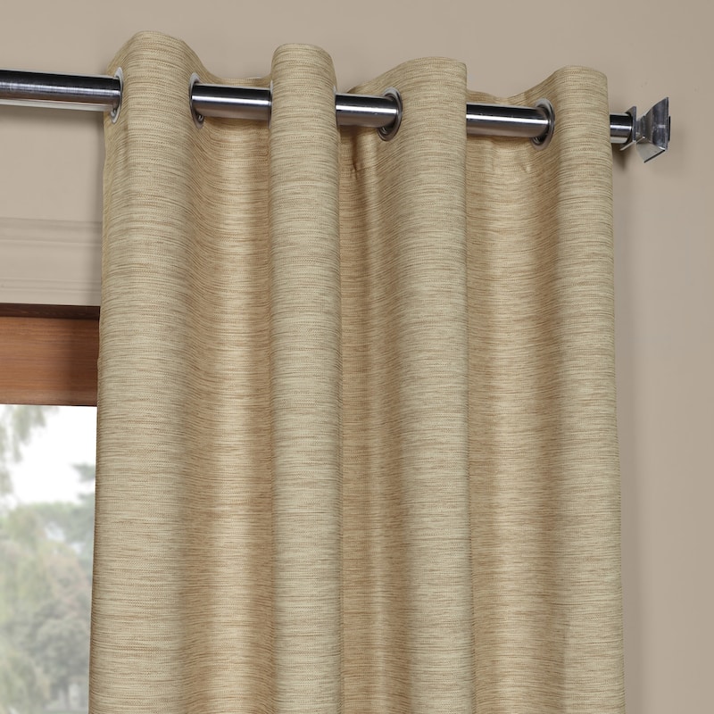 Exclusive Fabrics Bellino Grommet 96-In Room Darkening Curtain Panel (1 Panel) - 50 X 96