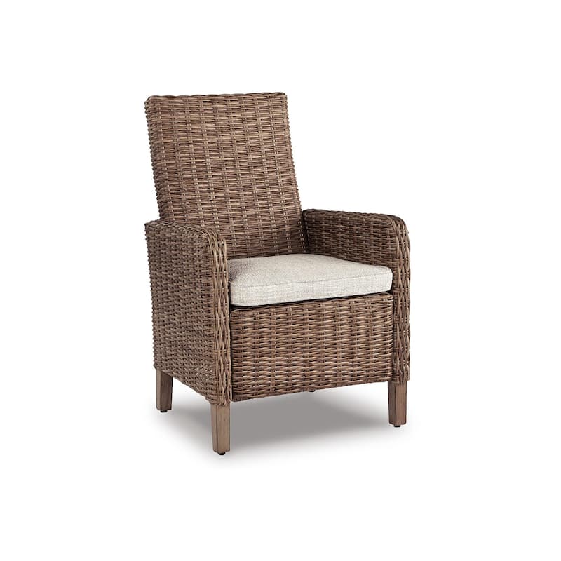 Signature Design By Ashley Beachcroft Outdoor Dining Chairs Set - 25.5" W x 25.63" D x 40.25" H