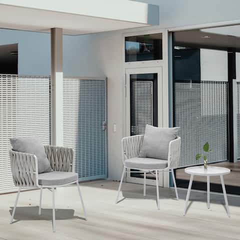 High Quality Outdoor Coffee Chair Set, Garden Rattan Chairs and Table
