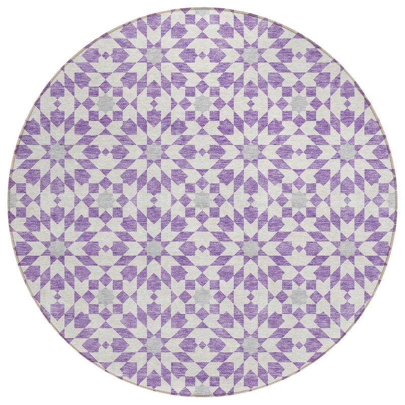 Machine Washable Indoor/ Outdoor Chantille Morrocan Boho Rug