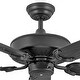 preview thumbnail 2 of 6, Hinkley Oasis Outdoor Ceiling Fan - Matte Black - 52"