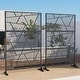 preview thumbnail 7 of 166, Outdoor Privacy Screen with Stand for Patio Garden Metal Fence